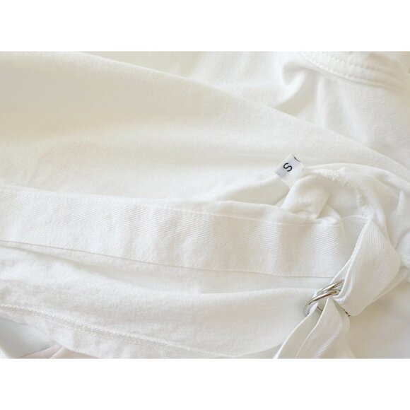 Helmut Lang White Tank Bondage Strap Mainline Made In Italy Vintage 90s Y2K - Picture 9 of 10